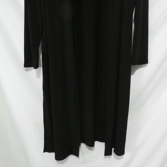 TORRID | size 2 | Black Full Length Long Sleeve Lightweight Open Front Cardigan - Picture 8 of 14